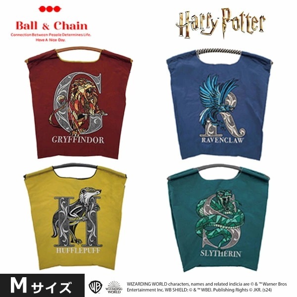 【送料無料】【即納】 Ball＆Chain ボールアンドチェーン 正規品 ハリーポッター Mサイズ バッグ コラボ ショッピングバッグ エコバッグ トートバッグ ショルダー 刺繍 ギフト A4 hp