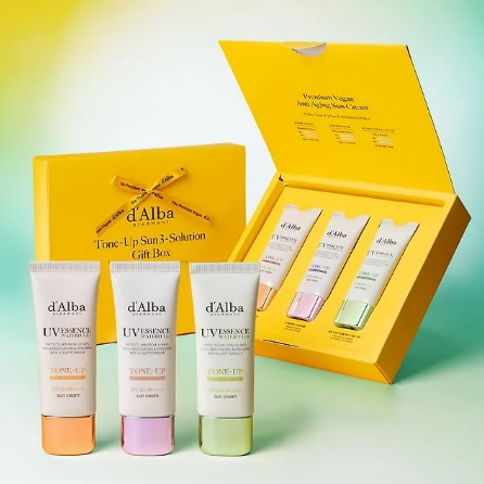 [単独]NEW トーンアップ 日焼け止め 3点セット / くすんだトーン&黄色トーン&赤トーン オーダーメイド カバー ソリューション