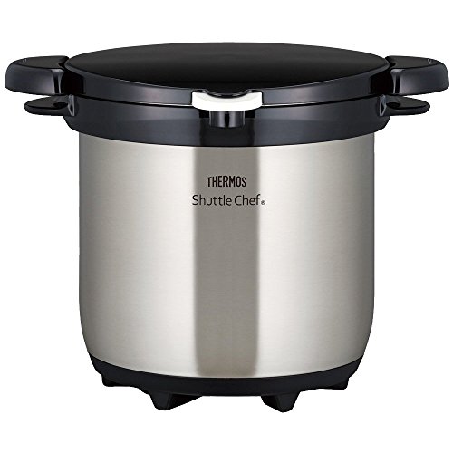 サーモス 真空保温調理器 シャトルシェフ 4.5L (4*6人用) クリアステンレス KBG-450