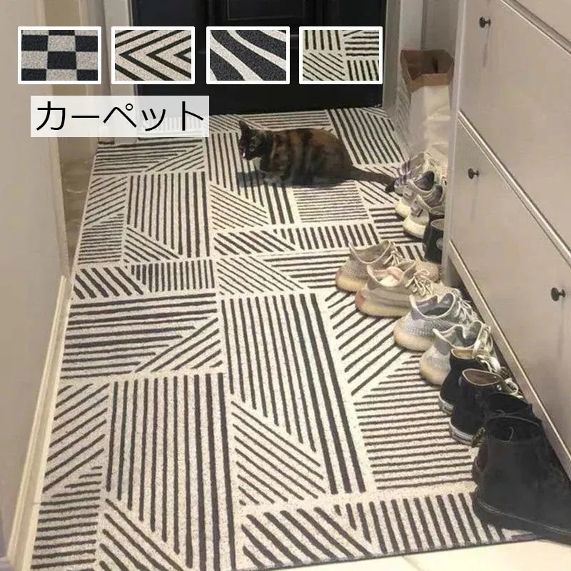 1*0cm 玄関マット 屋外 おしゃれ 室内 屋内 泥落とし 洗える 屋外用 シンプル かわいい 敷物 丸洗い 水洗い pvcマット ふかふかテラスマット 40&times 60cm 玄関