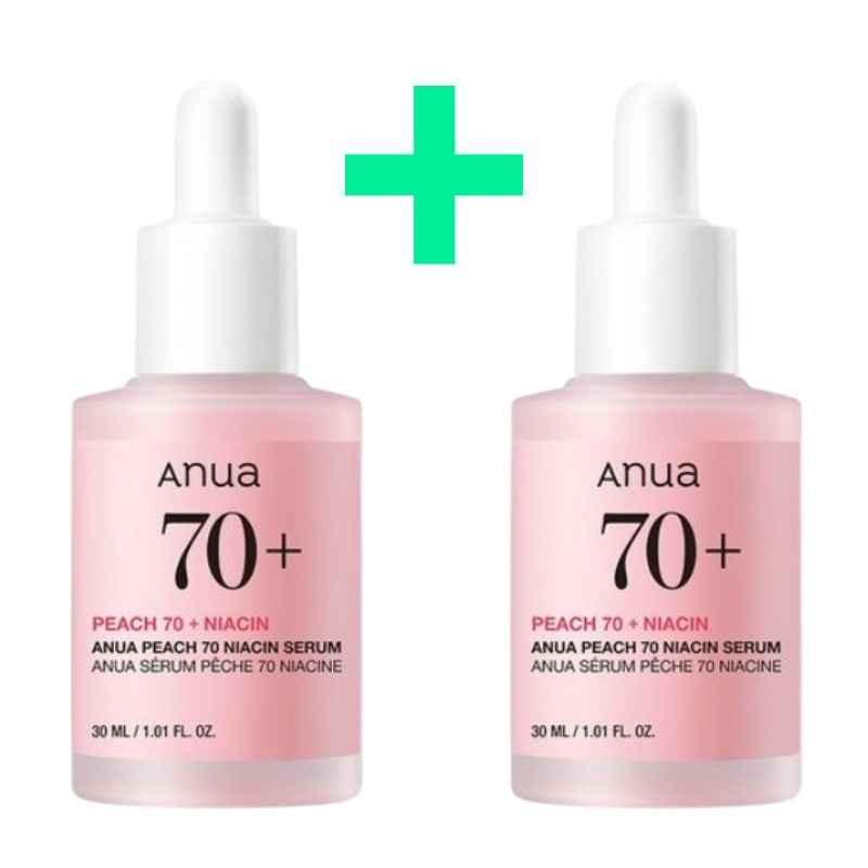 桃70％ナイアシンセラム, 30ml + 30ml