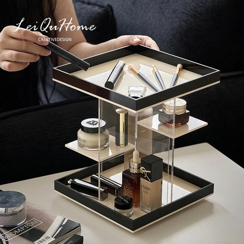 メイクボックス コスメ収納 収納ボックス 引き出し付き収納 化粧品収納 コスメボックス ネイルボックス アクリルケース 化粧品収納棚 アクリル収納 化粧品整理 メイク収納 美容グッズ収