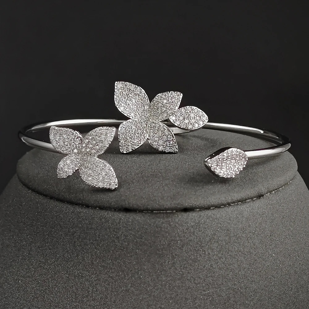 女性のためのアフリカのジュエリーセット,デラックス,シルバーカラー,記念日ギフト,新しいコレクション,卸売り,2023,j8094,2個 - 36