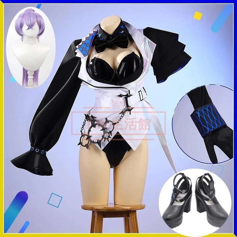 バーチャル YouTuber Vtuber 星導ショウ 女体化 バニー衣装 S.C.R.E.A.M コスプレ衣裝 ウィッ グ コスチューム cosplay イベント演出服アニメ変装仮装ハロウィン