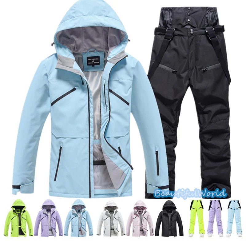 QUICKSILVER ウェア上下セット M/WM スノーボードウェア クイック