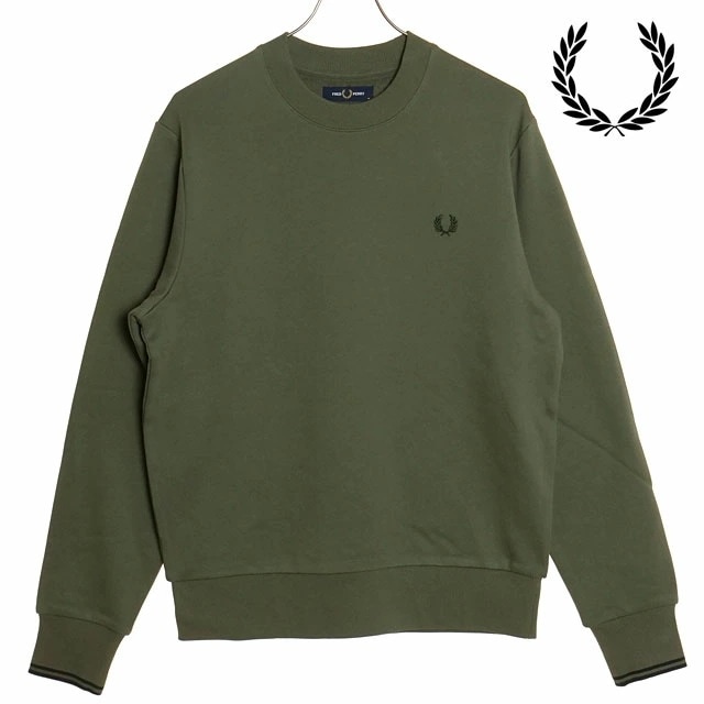 クルーネックスウェットシャツ [M7535-W49] CREW NECK SWEATSHIRT メンズ トップス トレーナー LAUREL-WREATH-GREEN/NIGHT-GREEN