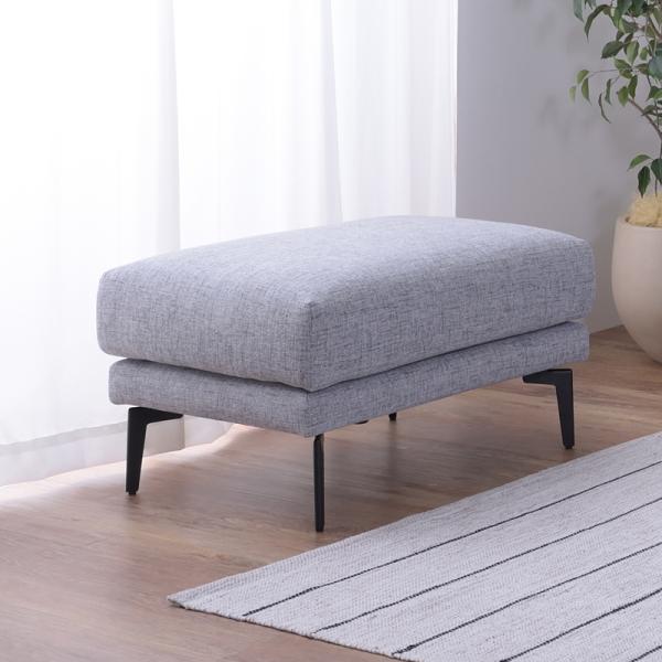 オットマン 腰掛け スツール ベンチ 椅子 ベージュ グレー 足置き 脚 取り外し可能 ロータイプ 2way 座いす 座椅子 クッション 厚み