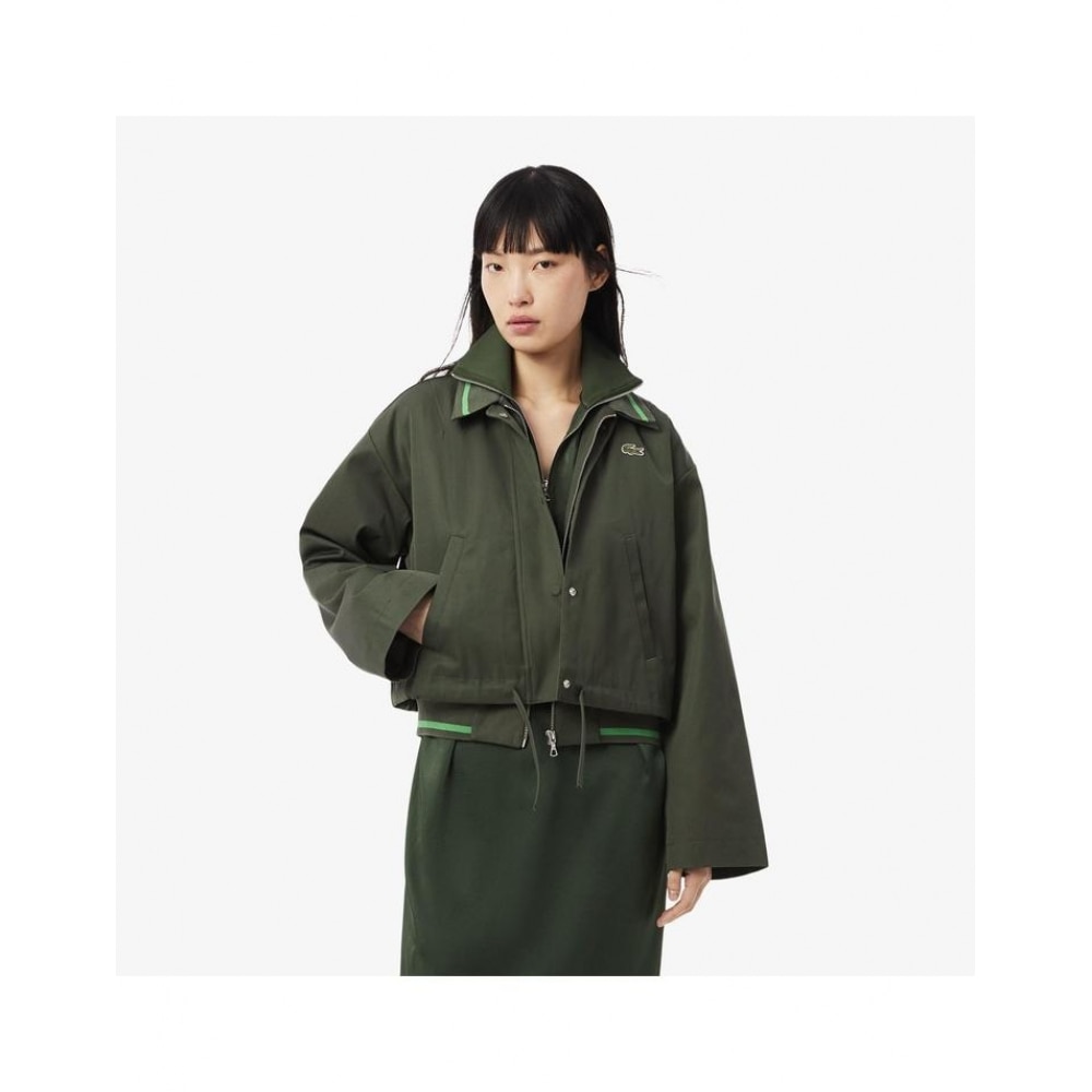 ラコステ レディース カジュアル コットン コーチ ジャケット BF2466-55G HCF