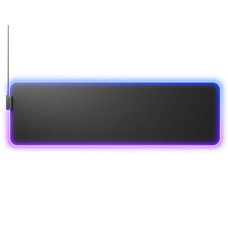 GLORIOUS　ゲーミングマウスパッド Mouse Pad 2 GLED - Large Extended - Black　GLO-MP2-GLED-LE-B