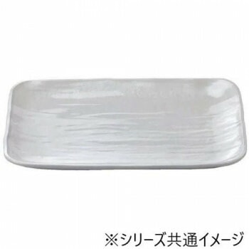 福井クラフト　尺2長角大宝盛皿ホワイトアクア 51098900