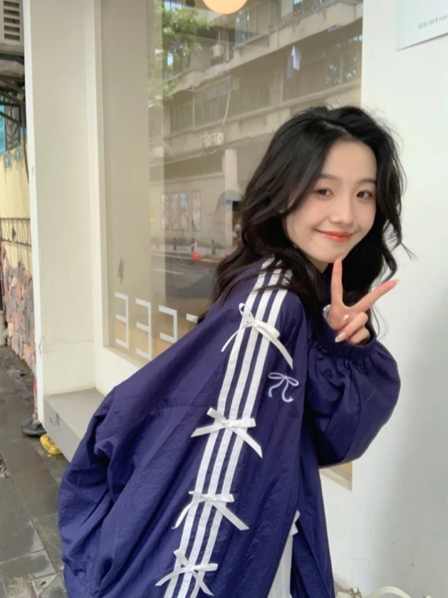 2024 秋 韓国 かわいい レディース ハイネック スタンドネック アウター ブルゾン お出かけ 長袖セクシーシルエットトップスサイド冬カジュアルファッション系サイズお出かけフル丈トラック