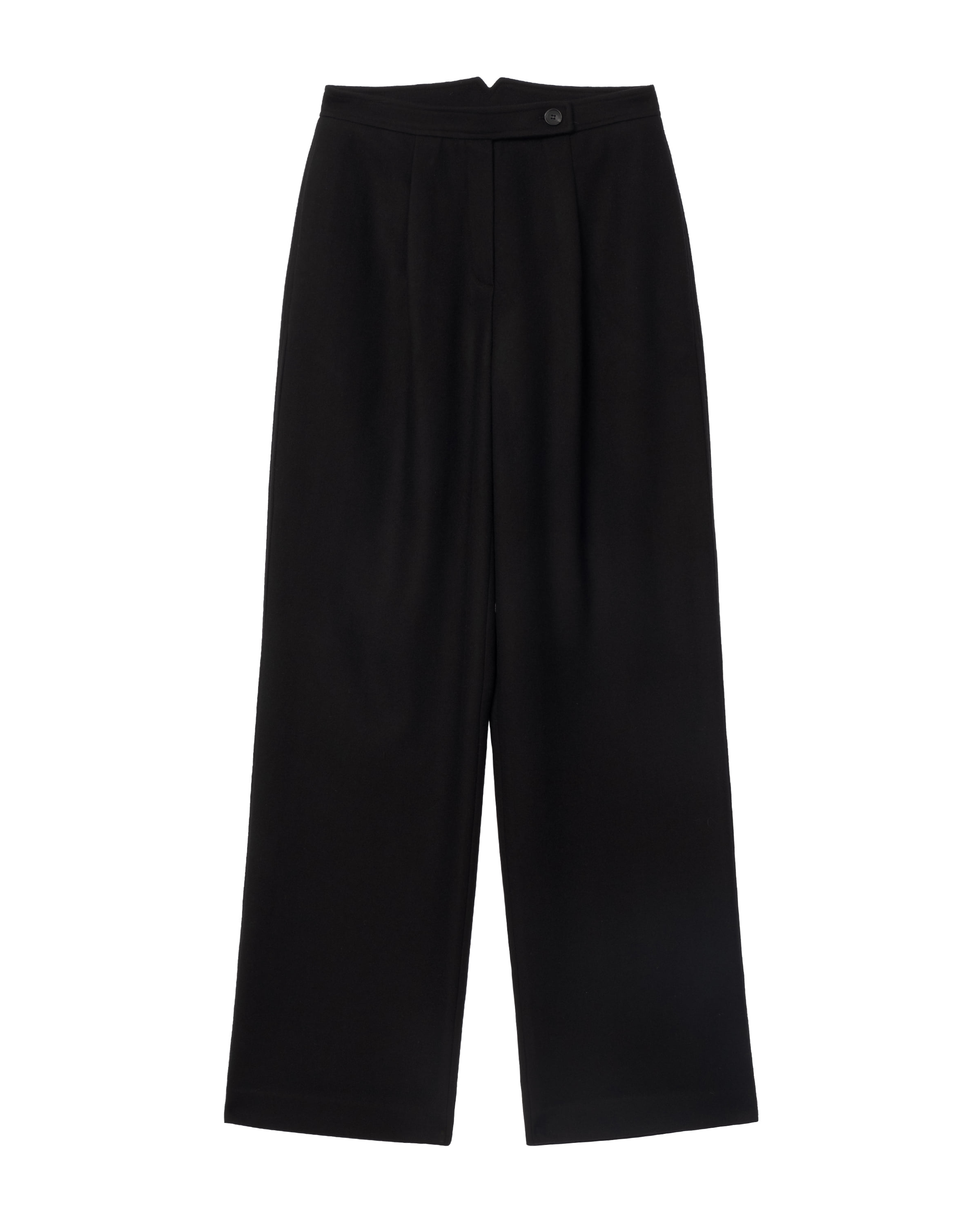 Meryl PinTuck Straight Pants Black Meryl06BK