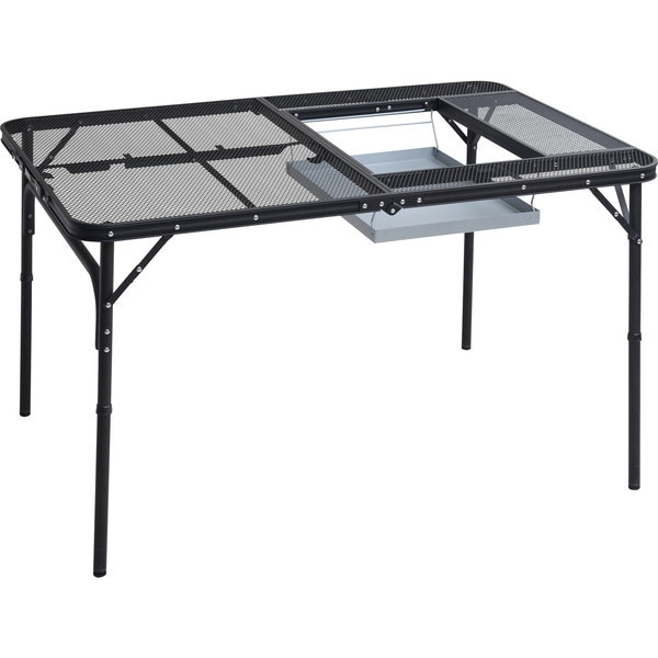 キャンパーズコレクション BBQタフライト テーブル TLT-1280B(MBK) メーカー直送
