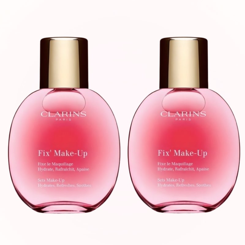 【1+1】クラランス フィックス メイクアップ 50ml+50mlメイクキープミスト 化粧直し ロングラスティング 保湿 韓国コスメ うるおいミスト ベースメイク仕上げ メイク崩れ防止 フェイススプレ