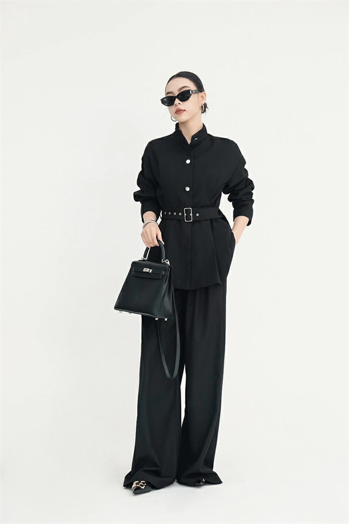 スーツ レディース セットアップ パンツスーツ 卒業式 セレモニー フォーマル ベルト付き ジャケット&ワイドパンツ ママコーデ ゆったり ママコーデ ビジネス エレガント 通勤 OL 女性 オフィス