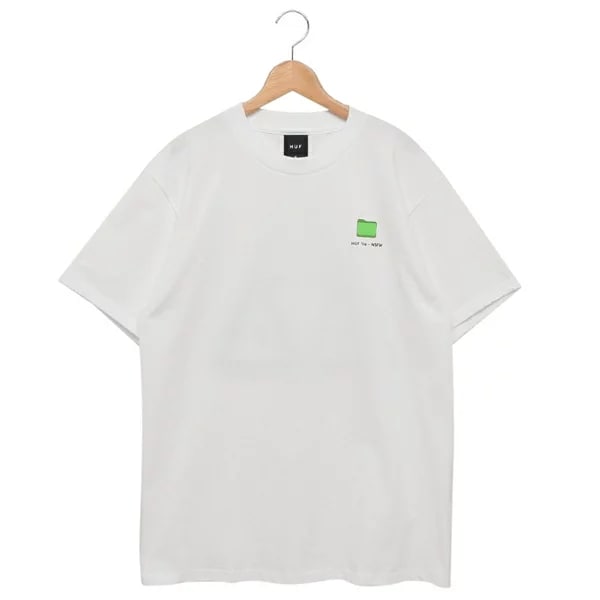 Tシャツ カットソー デスクトップ プリントTシャツ ホワイト メンズ TS02400 WHT