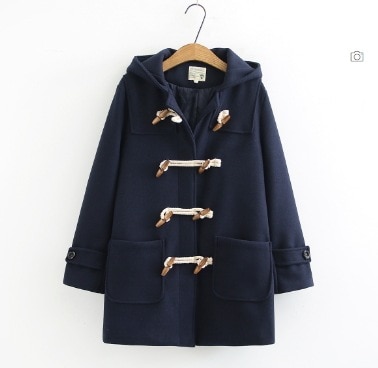 モテコーデ アウター ダッフルコート 袖あり 長袖 フード付き ポケット 前開き お得 かわいい 可愛い きれいめ シンプル カジュアル 上品 おしゃれ お洒落 レトロ かわいい 高校生 6,783円