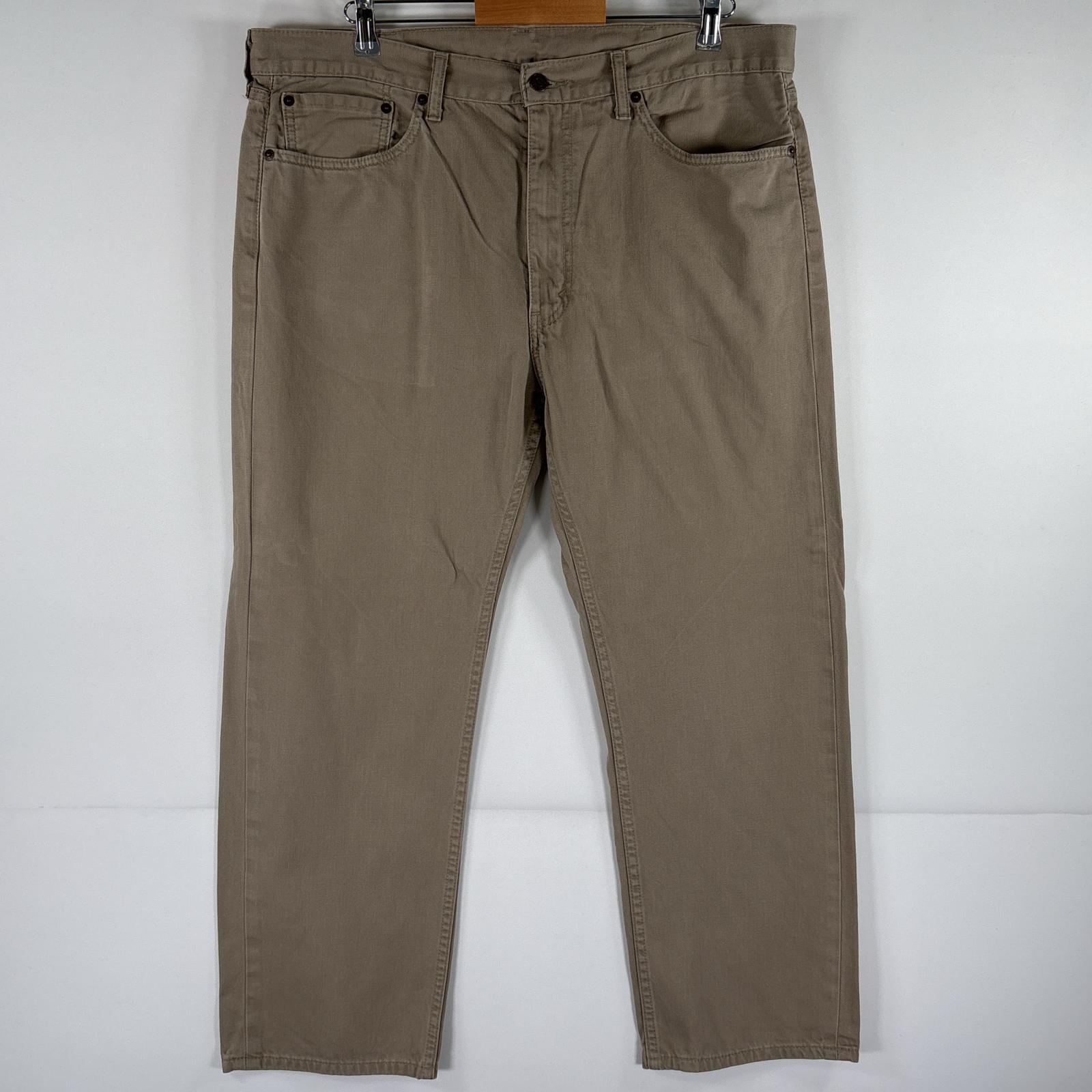 古着 デニムパンツ 505 ストレート ジーパン カラーデニム チノパン 大きいサイズ w38 L29 ベージュ メンズ