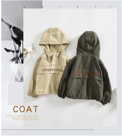 ベビ 赤ちゃん 子供服 男女服 アウター スウェットシャツ コート 可愛い 韩版 防風 イギリス 春秋 2408