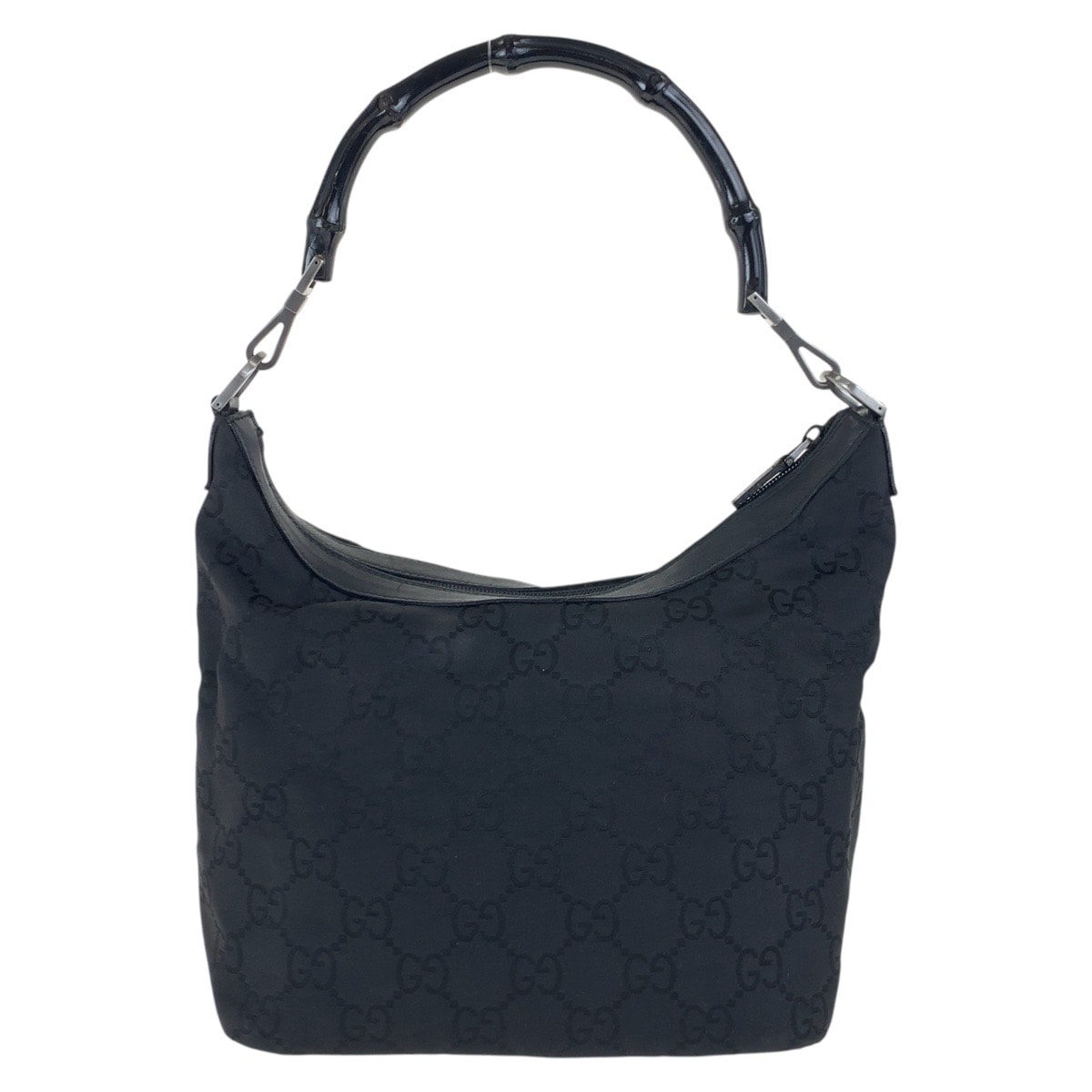 バンブー GG柄 ブラック 黒 シルバー金具 ナイロン/レザー 000 0531 ショルダーバッグ レディース 502368 15,038円