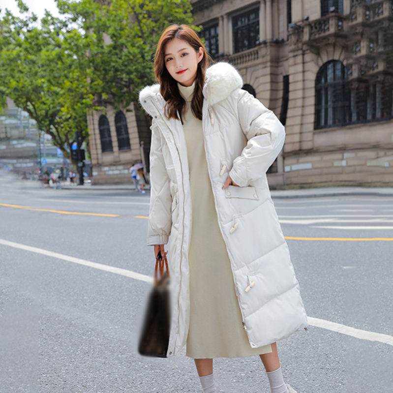 ダウンコート レディース コート ジャケット 中綿 超ロング 膝丈 厚手 アウター 軽量 ファーフード付き おしゃれ シンプル 無地 細身 暖かい トップス 防寒着 防寒服 上着 秋冬 体型カバー お