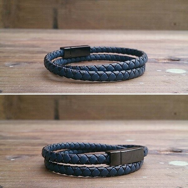 ブレスレット レディースアクセサリー アクセサリー ファッション レザー #1776 ブルー 上質