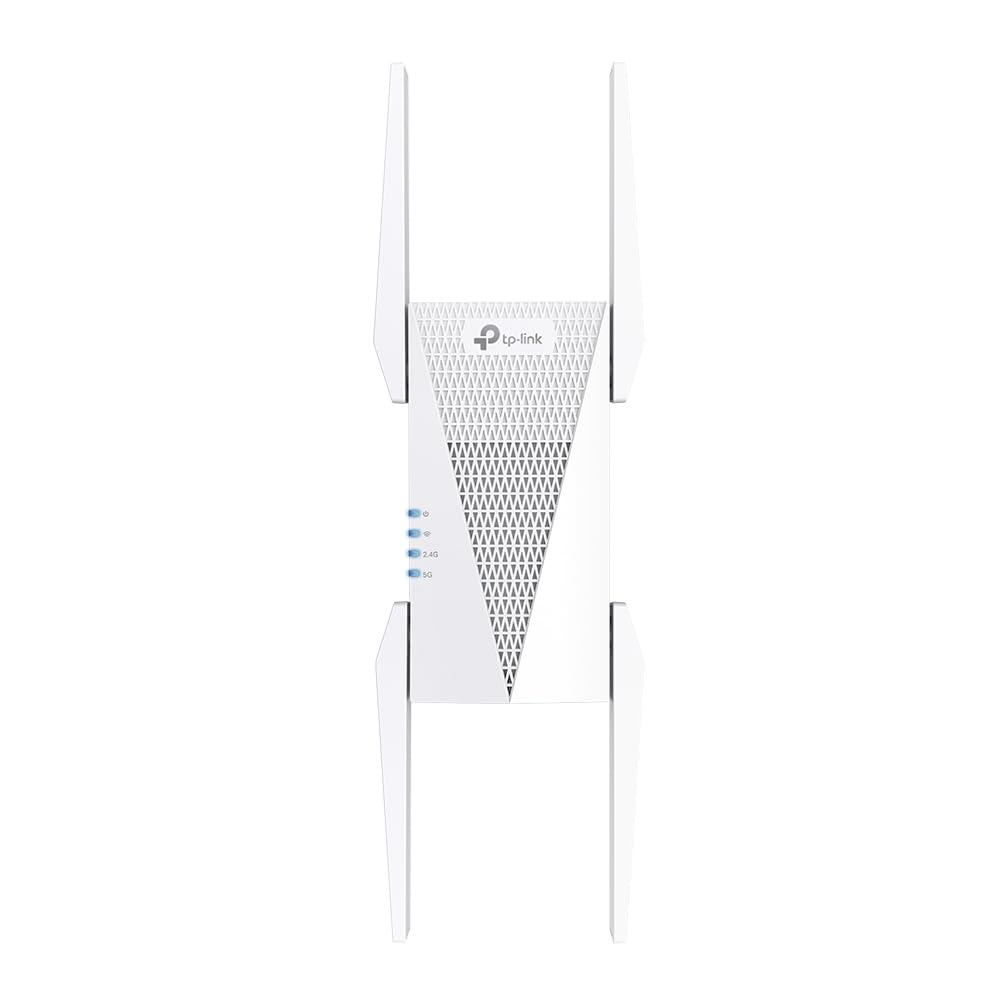 TP-Link Wi-Fi 無線LAN 中継器 Wi-Fi6 対応 2402Mbps(5Ghz) 2402Mbps(5GHz) 574Mbps(2.4GHz) 11ax/ac トライバンド 160MH