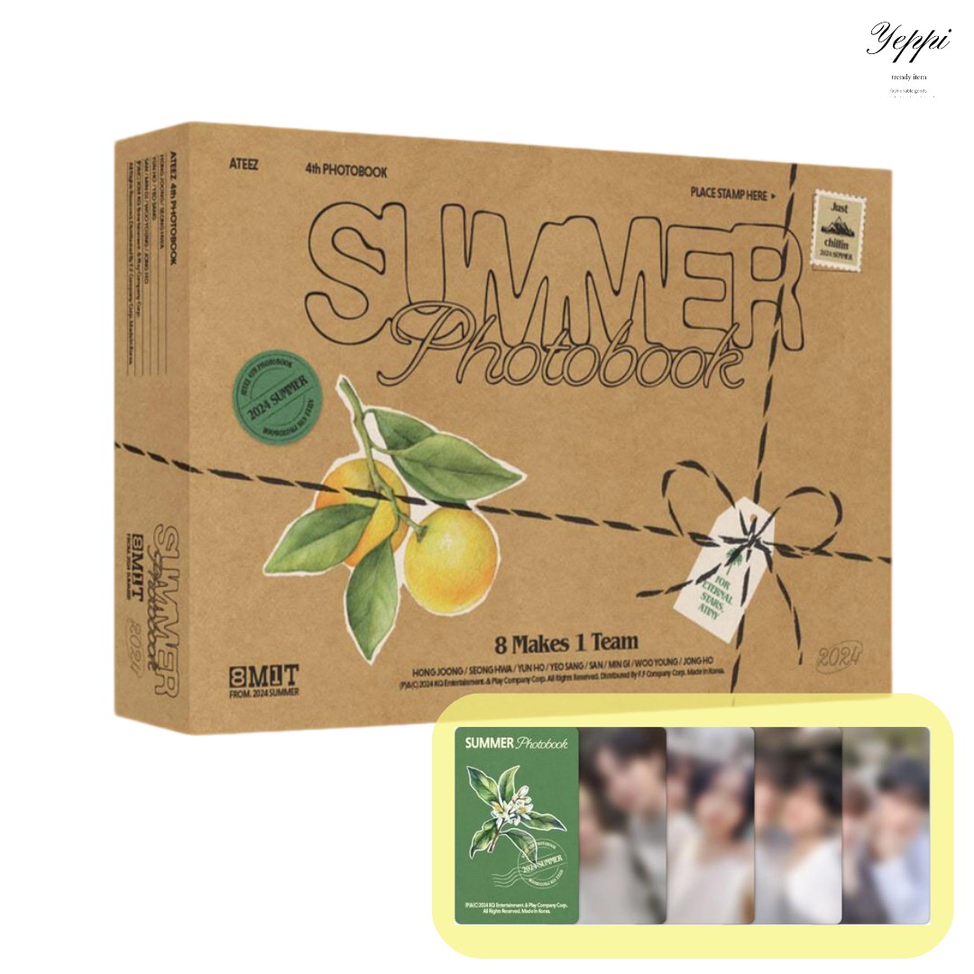 【 当日出庫 】 ATEEZ 2024 SUMMER PHOTOBOOK [DVD] [ 流通特典ユニットフォトカード4種のうち1枚贈呈 ] ateez photobook