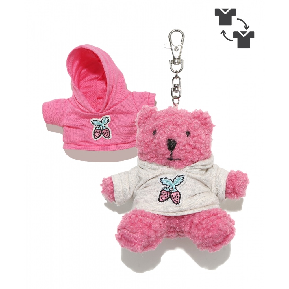 体育科 PHYPS 2 パック ベア キーホルダー ピンク