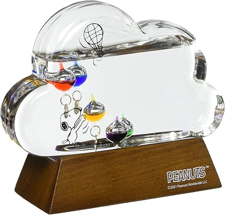 茶谷産業 スヌーピー ガラスフロート温度計 クラウド 151-333211 「ピーナッ