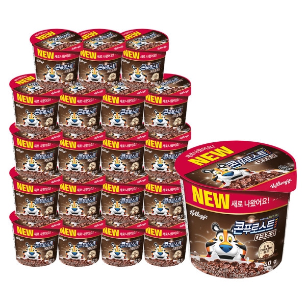 カップシリアル コーンフロスト ダークチョコ 40g x 24個