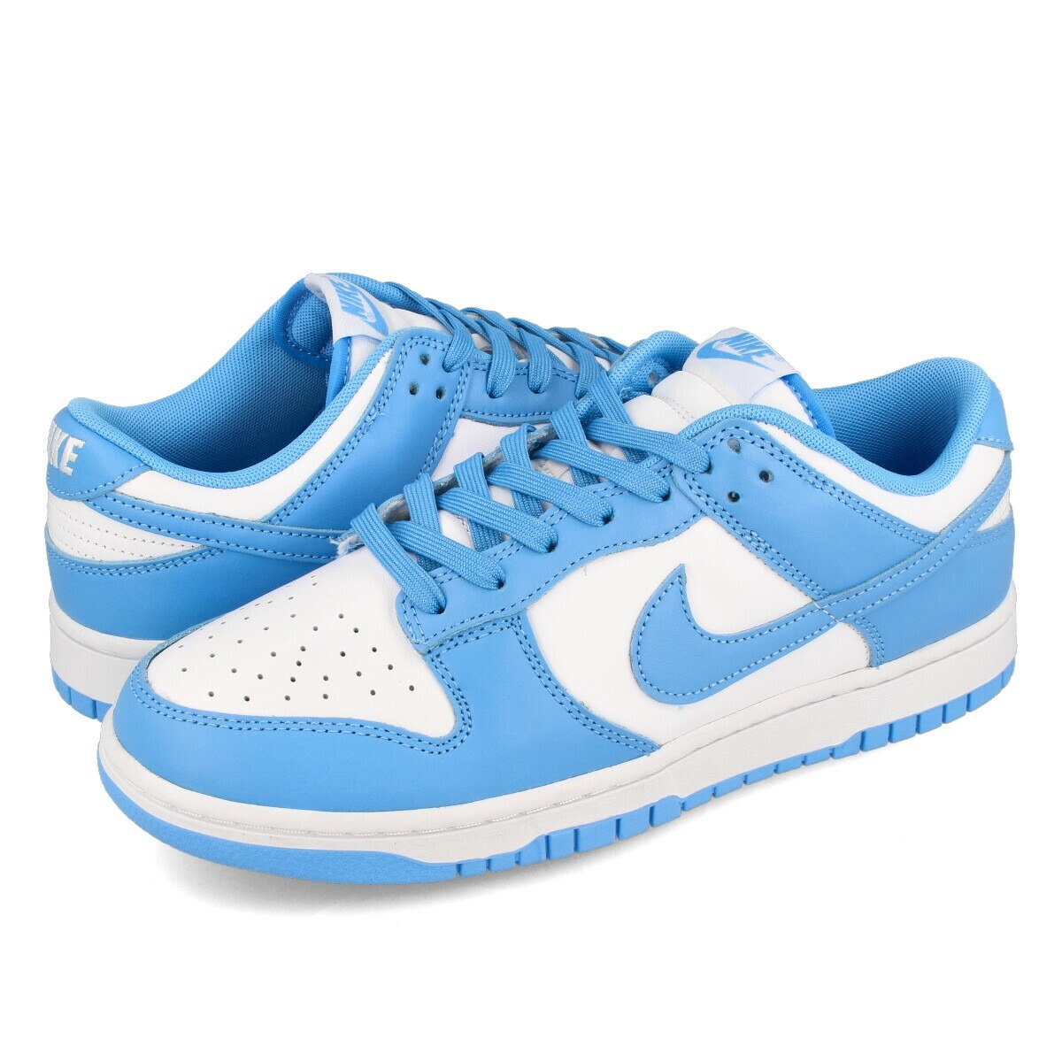 DUNK LOW RETRO WHITE/UNIVERSITY BLUE/WHITE 【UNC】