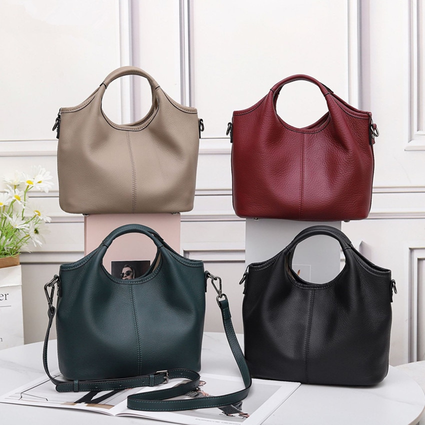 本革ショルダーバッグ　通勤通学トートバッグ　レディース 肩掛けバッグ　韓国ショルダーバッグ　大容量トートバッグ
