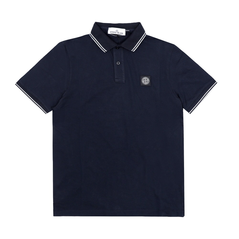 ストーンアイランド ミニワッペン ロゴパッチポロ メンズ 半袖Tシャツ L1S152200010 S0018 V0020