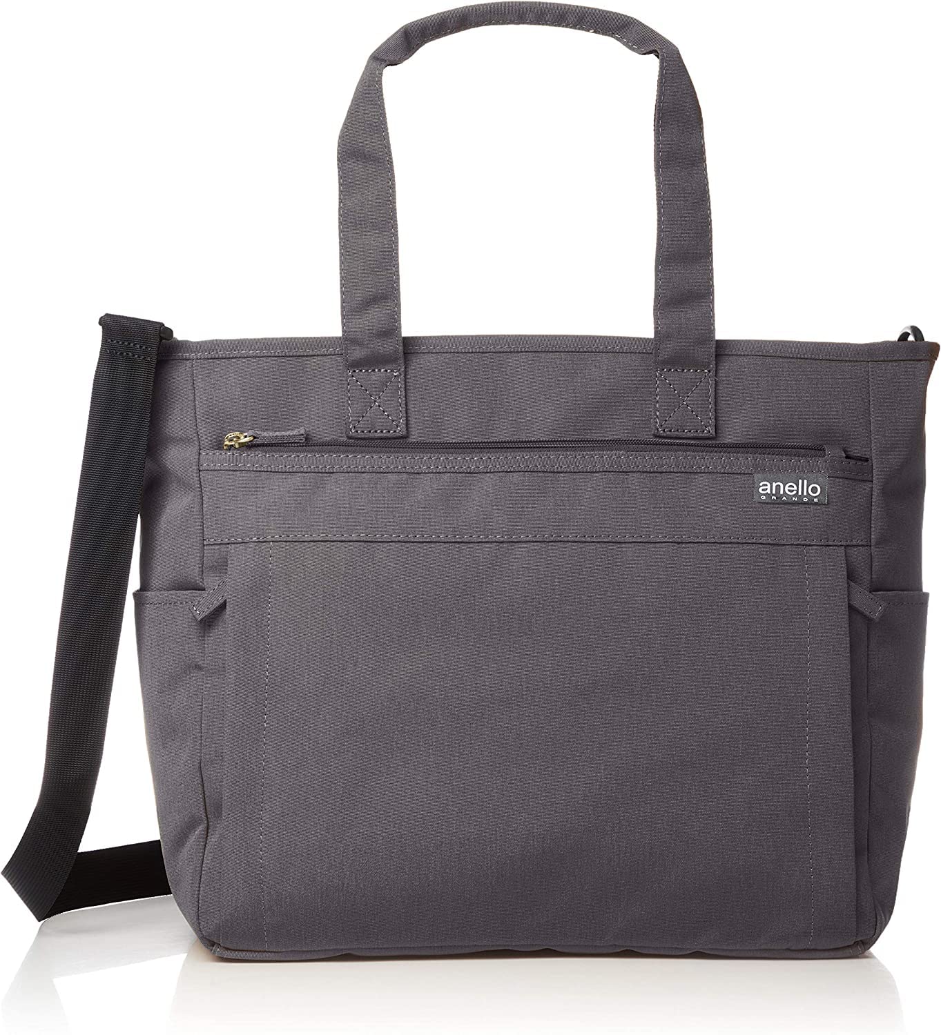 [アネロ グランデ] 2WAY トートバッグ A4 撥水/軽量/10ﾎﾟｹｯﾄ/2WAY SPS GUH2316Z グレー