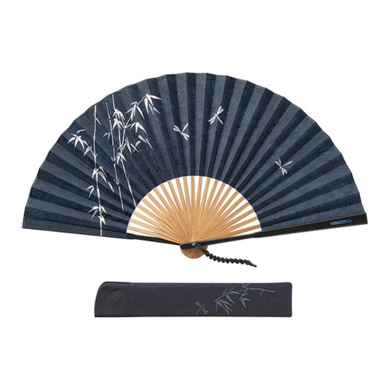 玉川　とんぼ すかし扇子セット 紺　1M09005075 6,776円