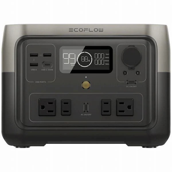 エコフロー ポータブル電源 アウトドア 防災用品 コンパクト RIVER 2 MAX ZMR610-B-JP-AP EcoFlow