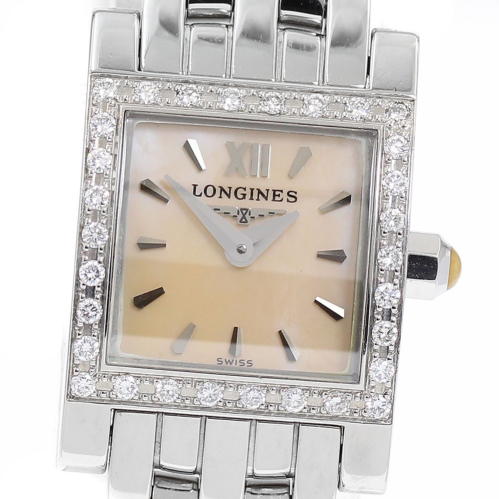 ロンジン LONGINES L5.161.0 ドルチェヴィータ ダイヤベゼル クォーツ レディース _899183【中古】