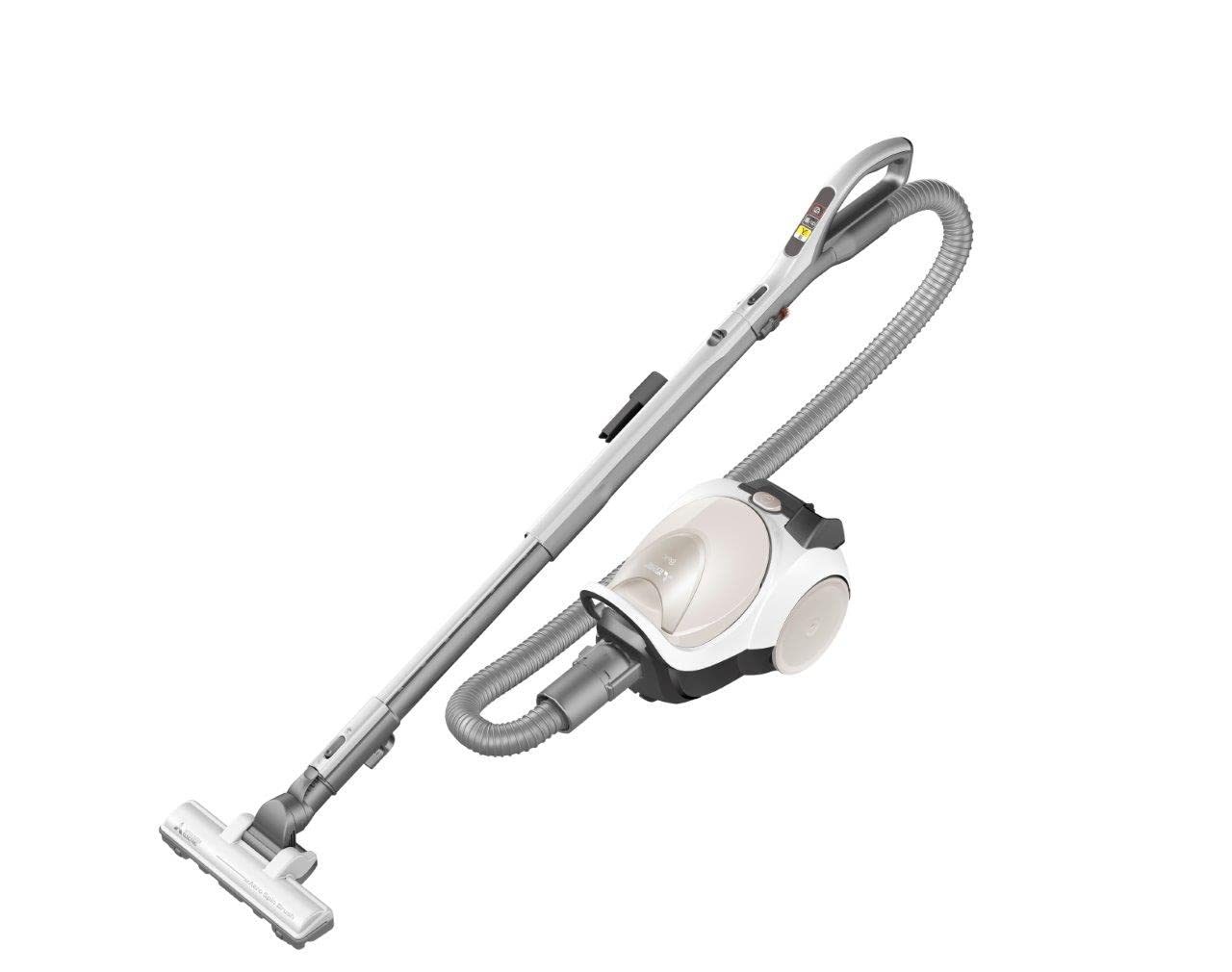 三菱電機 Mitsubishi Be-K(ビケイ) 紙パック掃除機 TC-FJ2B-C 小型 軽量 日本製 タービンブラシ アイボリー