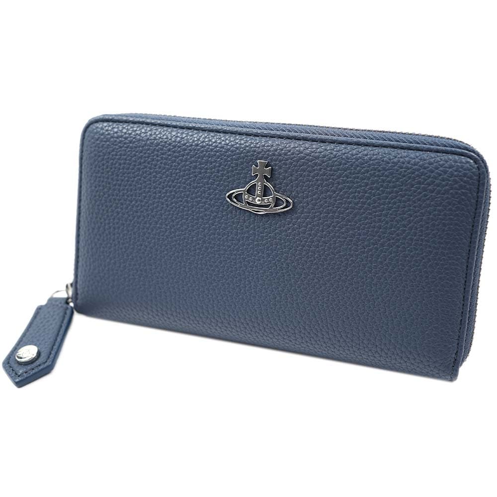 ヴィヴィアン ウエストウッド 長財布 ラウンドファスナー Vivienne Westwood JOHANNA BLUE 53020079 02103 K401