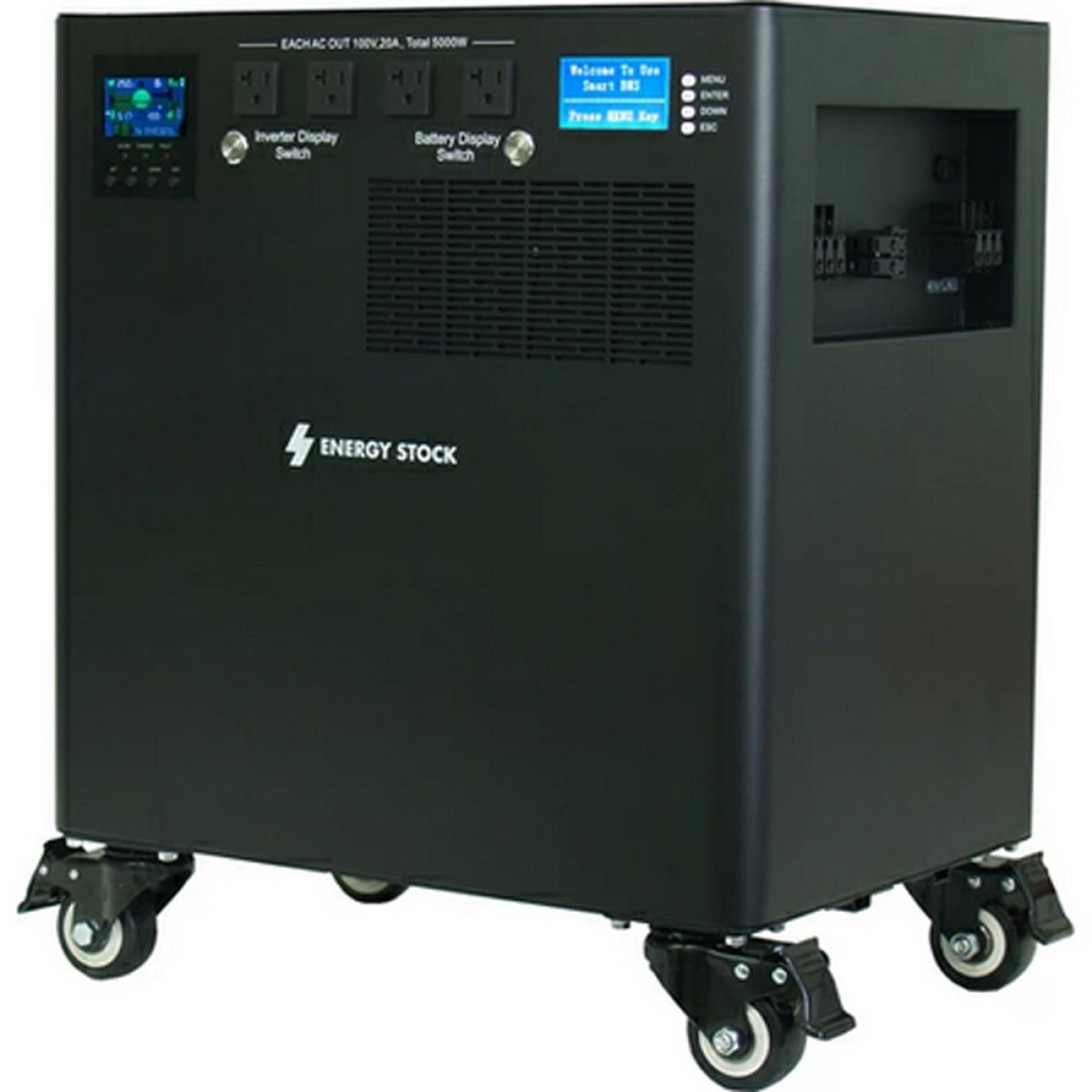 富士倉 大容量ポータブルバッテリー パワーバッテリー 定格出力5000W ES-5000PB 業務用 蓄電池 避難 非常時 防災 対策