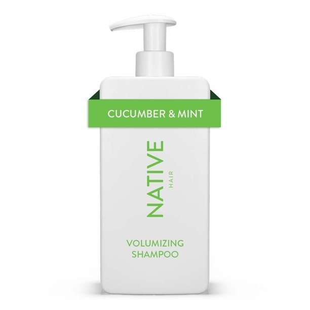 [アメリカ現地ウォルマート販売商品]天然ボリュームシャンプーキュウリ&ミント硫酸塩&パラベンフリ