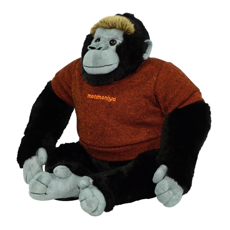 ゴリラ ぬいぐるみ ブラウンニット