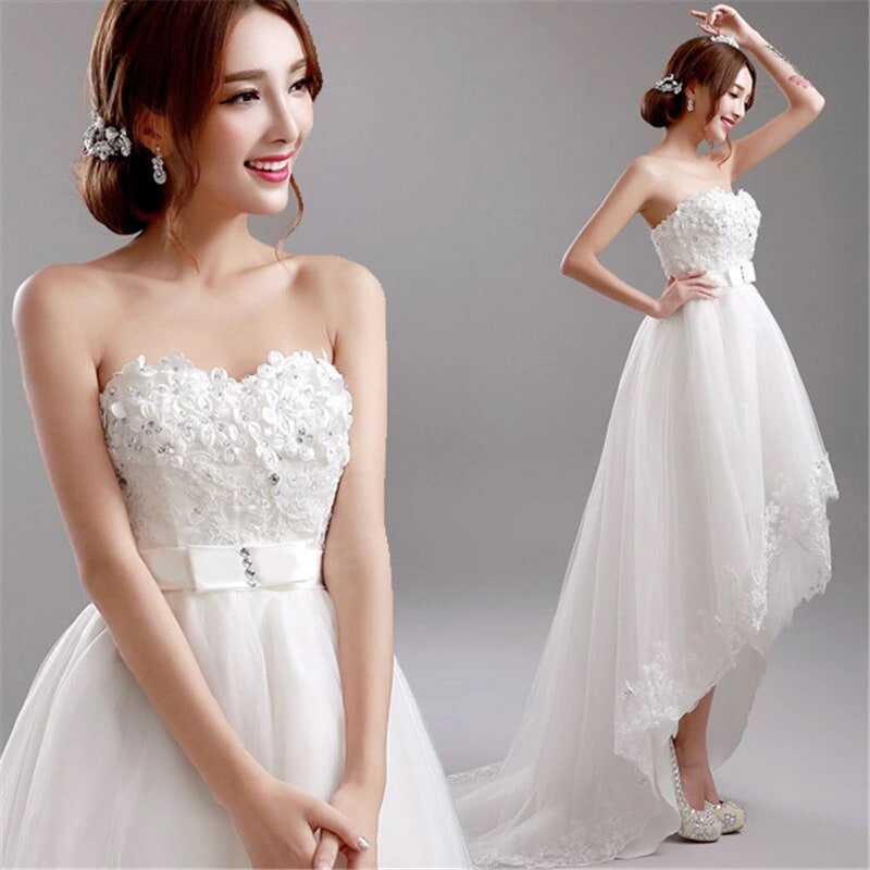 二次会結婚式披露宴司会者舞台衣装花嫁レースロングスブライズメイドドレスフォーマルドレス豪華 母の日のプレゼント