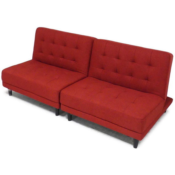 66352 New離せるソファーベッド ラズベリー メーカー直送