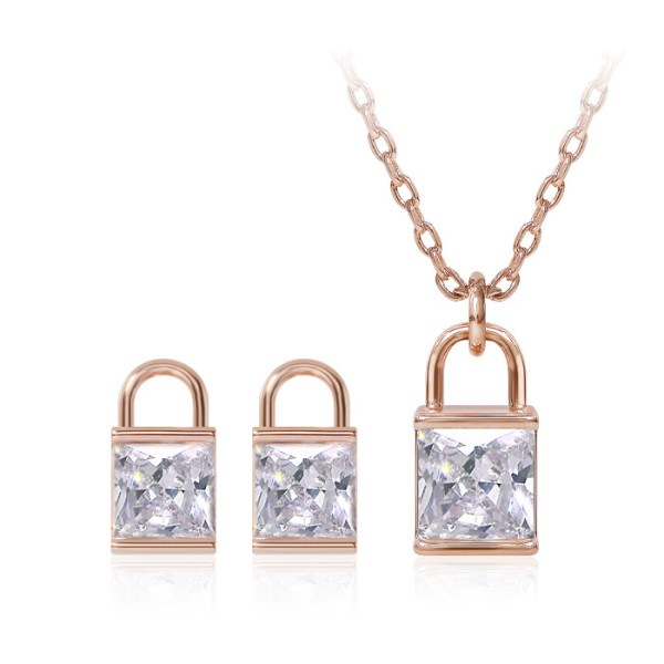 ルーブルパリ 14k G.F シュレット ミニSET イヤリング/ネックレス SET0413