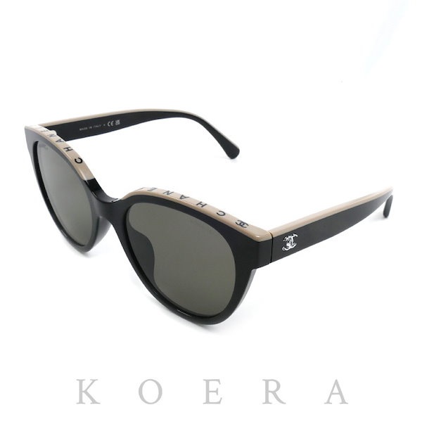 CHANEL シャネル バタフライ シェイプ サングラス ブラック A71339 5414-A C.534/3 54ロ20 140 3N レディース  美品