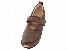 徳武産業 あゆみシューズ 介護靴 施設用 オープンマジックIII 7E 茶 片足/左Lサイズ 7032 4,658円