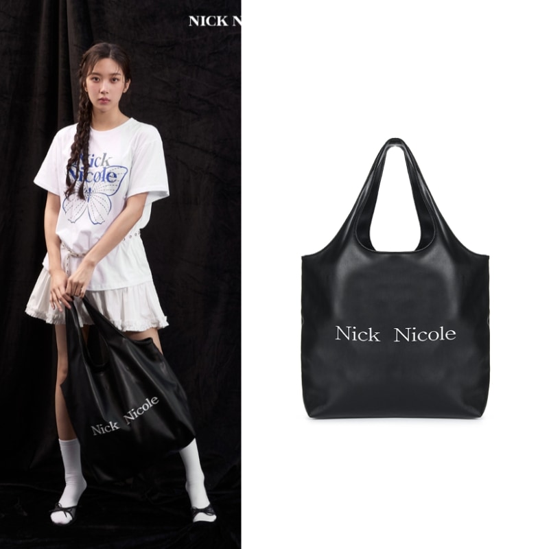 NICOLE BIG SHOPPER BAG_BLACK