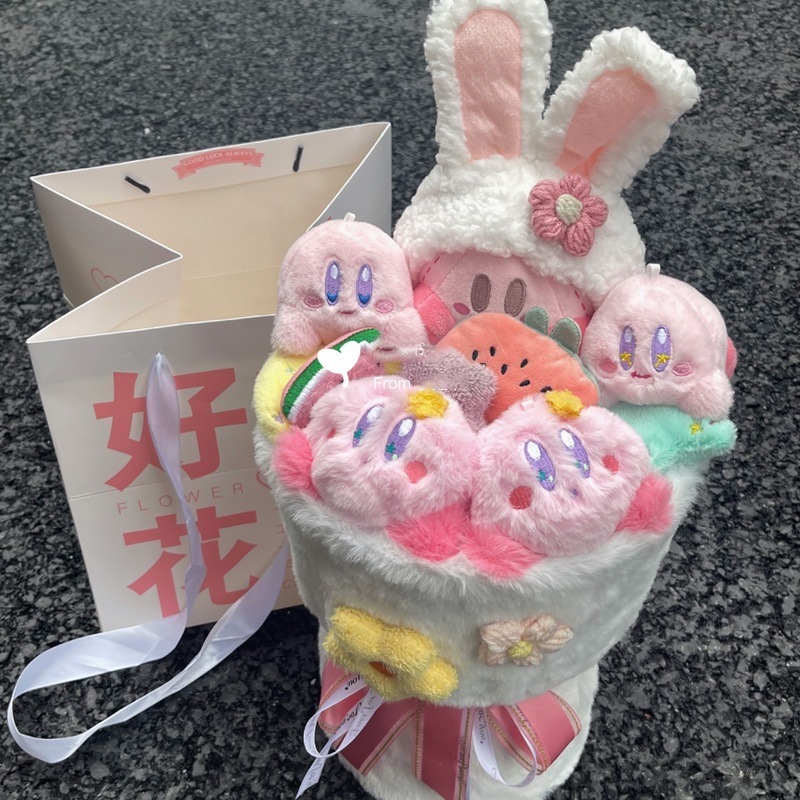 カービィ loopy 人形 漫画 ブーケ パフ人形 バレンタインデーのガールフレンドや親友への誕生日プレゼント 卒業式 母の日